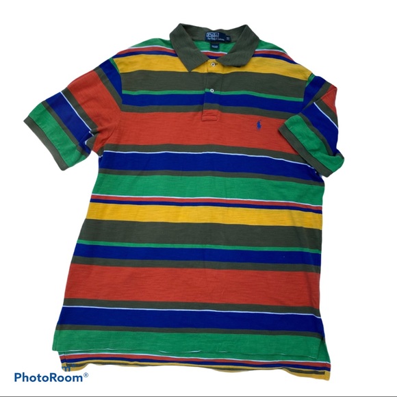 Ralph Lauren Striped Polo Xl 
